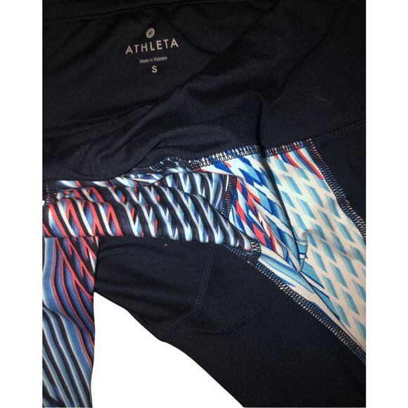 Athleta Womens Mosaic Relay Capri 2.0 Multi Size S - Picture 5 of 12